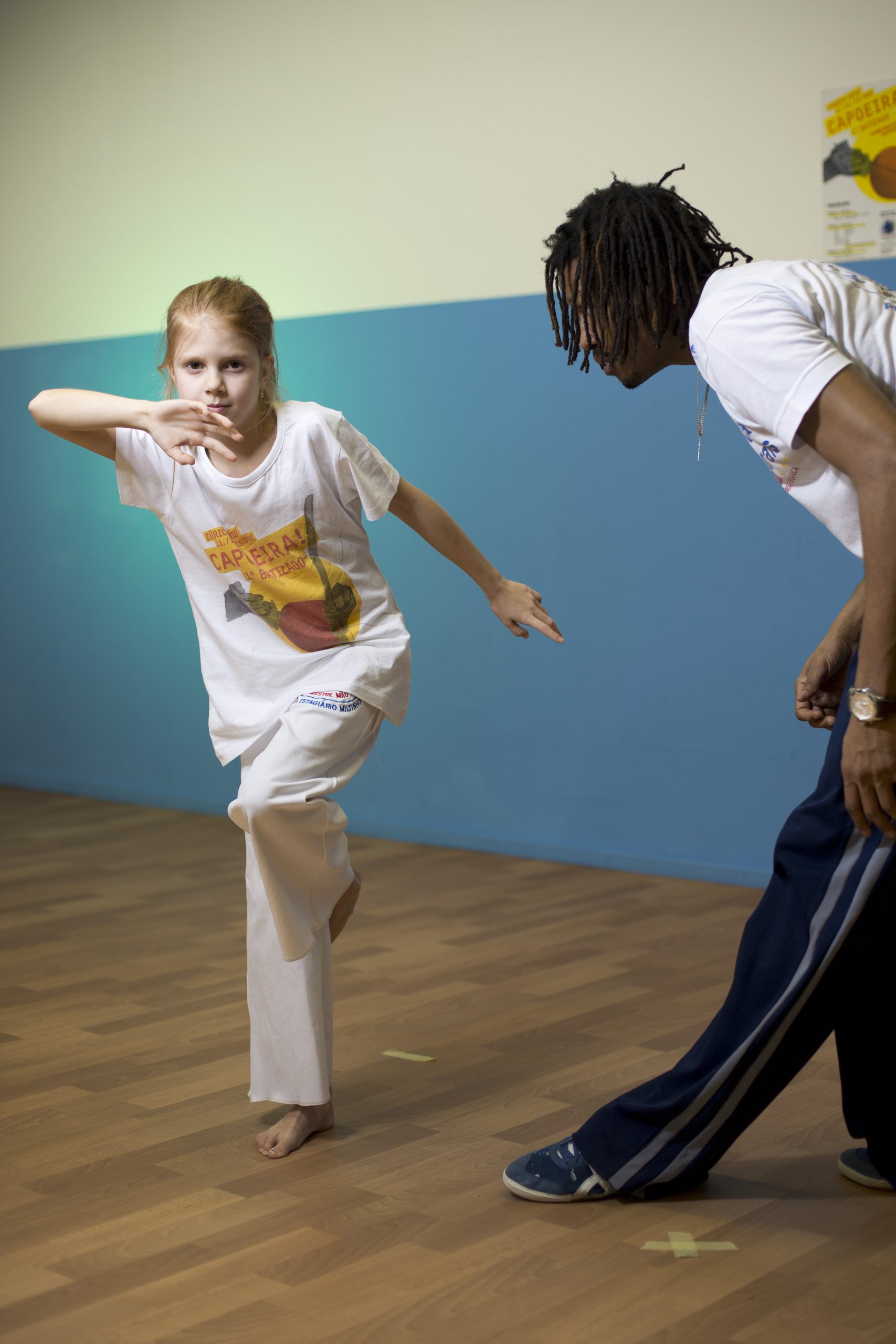 Capoeira mit Luna in Dübendorf am Mittwoch (30.01.2013). Foto: Heike Grasser